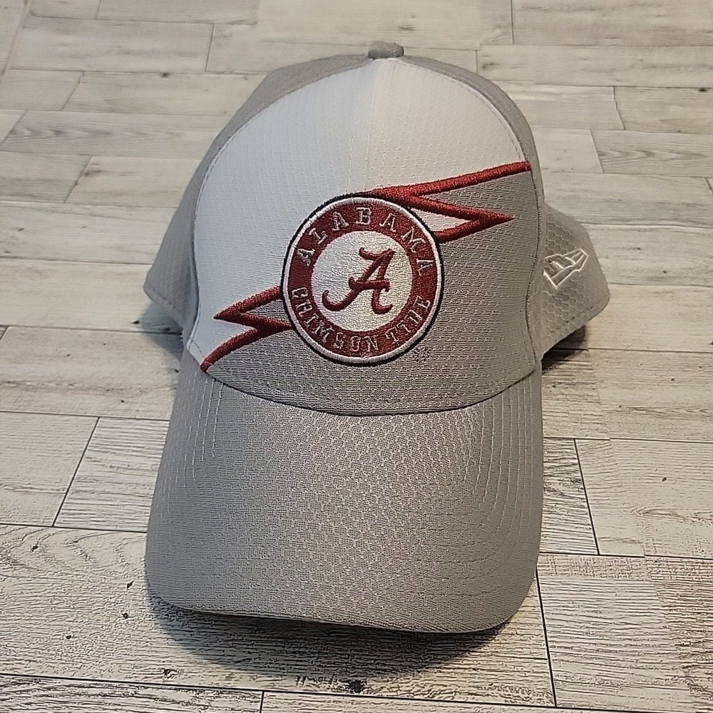 University of Alabama Crimson Tide  Hat Cap Adult NCAA Red Gray New Era 39Thirty